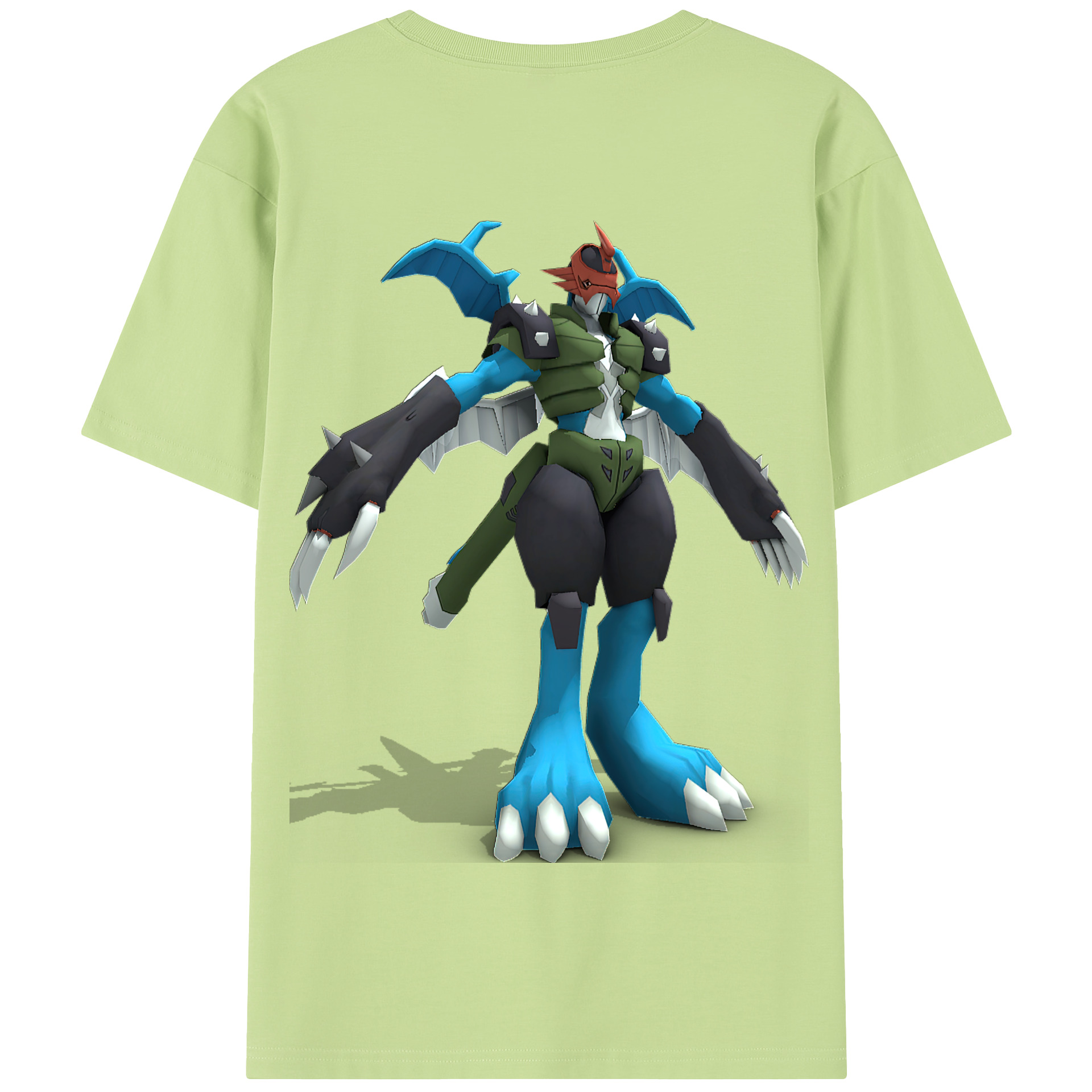 （画像用） Digimon デジタルモンスター/デジモン 綿100％半袖Tシャツ（背面プリント）